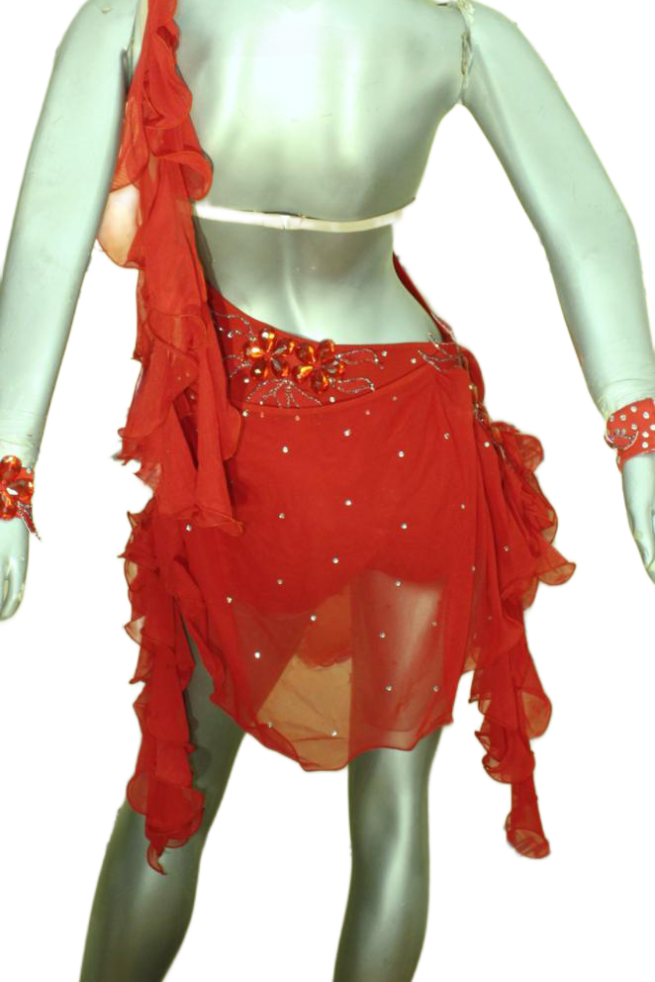 Load image into Gallery viewer, Latin Dance Competition Dress (LT0370)
