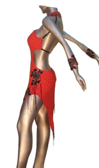 Load image into Gallery viewer, Latin Dance Competition Dress (LT0124)
