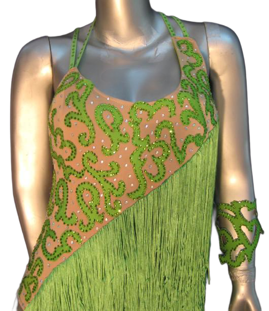 Load image into Gallery viewer, Latin Dance Competition Dress (LT0146)
