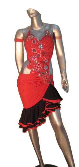 Load image into Gallery viewer, Latin Dance Competition Dress (LT0232)
