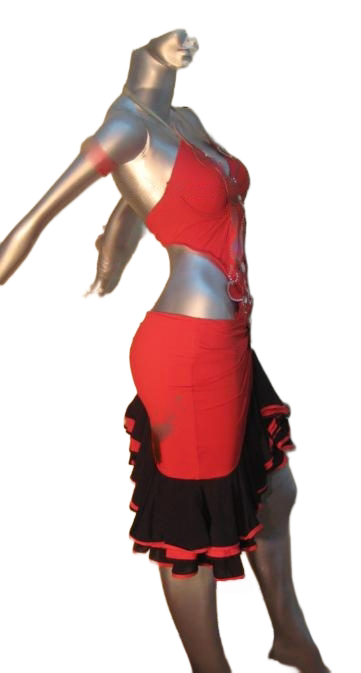 Load image into Gallery viewer, Latin Dance Competition Dress (LT0232)
