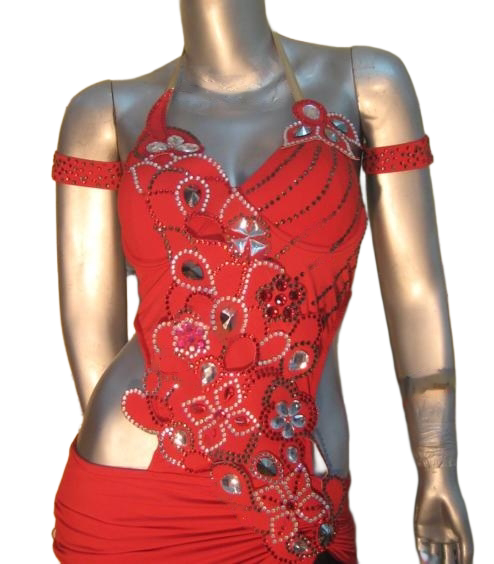 Load image into Gallery viewer, Latin Dance Competition Dress (LT0232)
