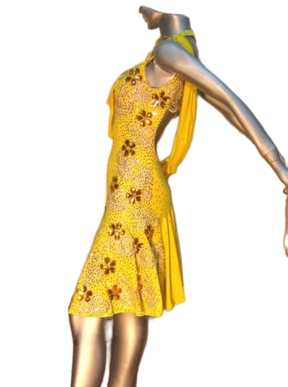 Load image into Gallery viewer, Latin Dance Competition Dress (LT0001)
