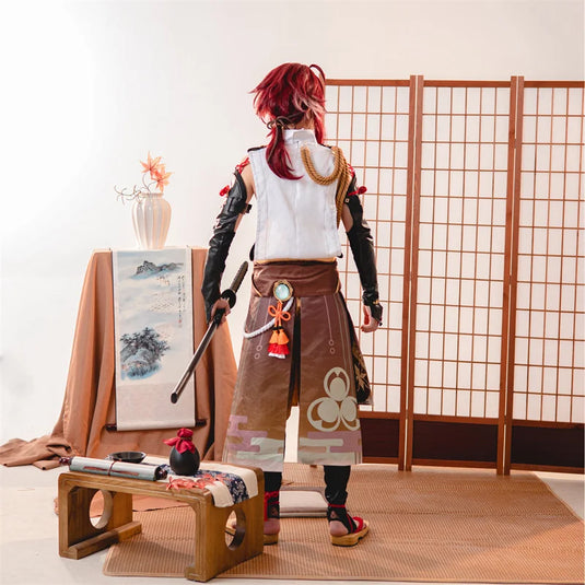 Genshin Impact Shikanoin Heizou Cosplay Costume