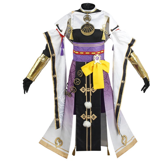 Genshin Impact Kujo Sara Cosplay Costumes