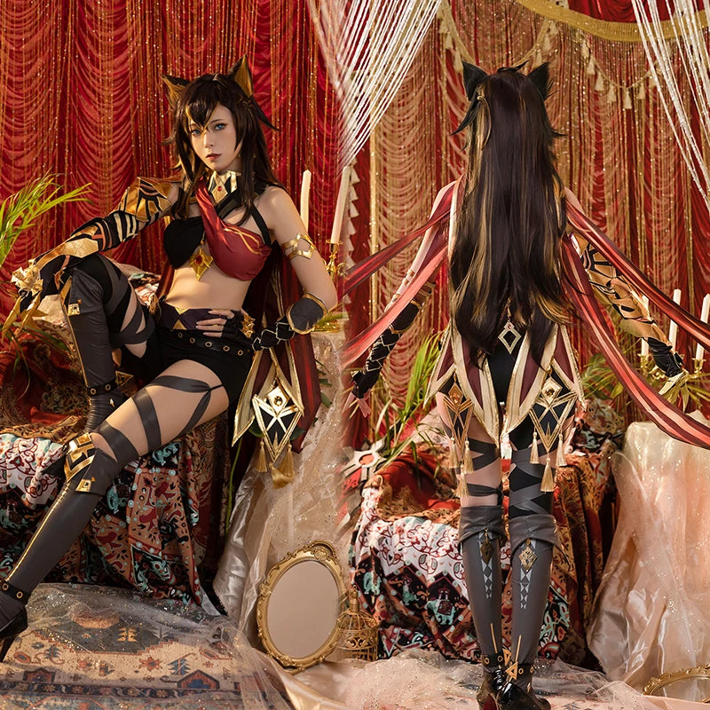 Load image into Gallery viewer, Genshin Impact Dehya Cosplay Costume
