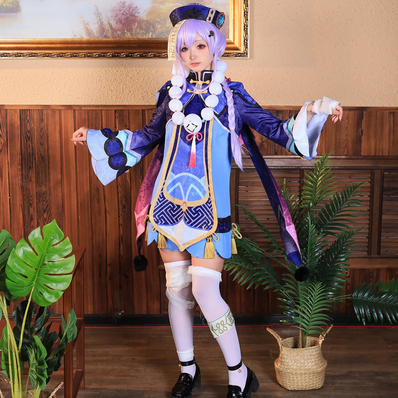 Load image into Gallery viewer, Genshin Impact Qiqi Cosplay Costume
