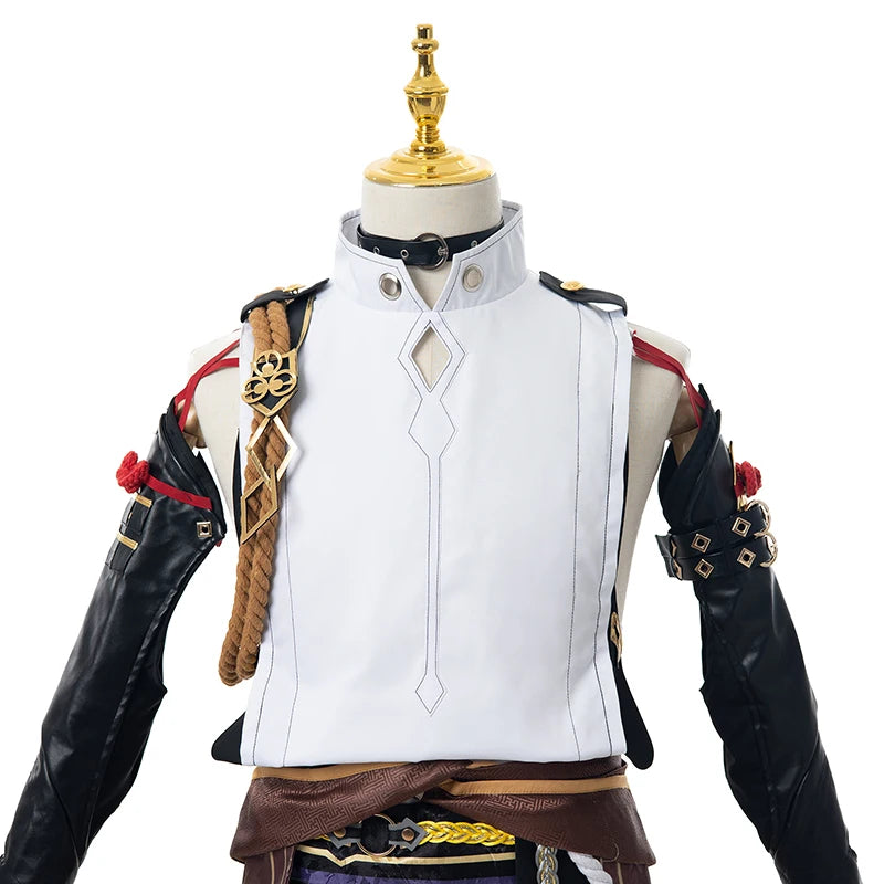 Load image into Gallery viewer, Genshin Impact Shikanoin Heizou Cosplay Costume
