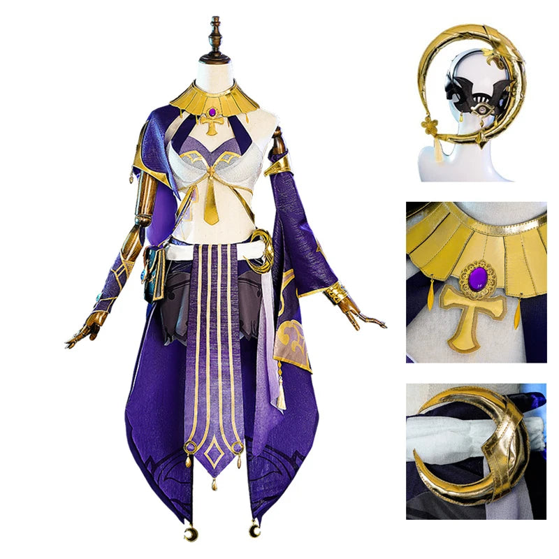 Load image into Gallery viewer, Genshin Impact Candace Cosplay Costume
