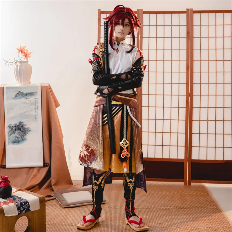 Load image into Gallery viewer, Genshin Impact Shikanoin Heizou Cosplay Costume
